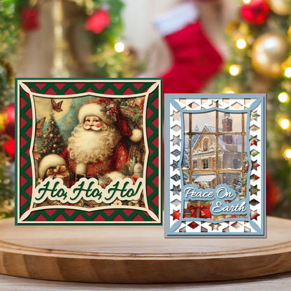 The Crafty Witches - Fantastical Festive Frames SVG Files