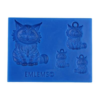 Emlems - Cheshire Cat Jewellery Set Silicone Mould