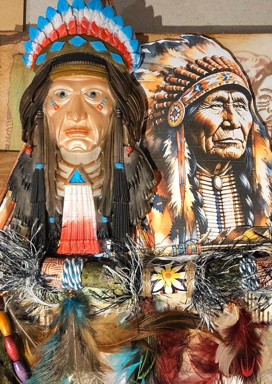 Emlems - Native American Chief Silicone Mould