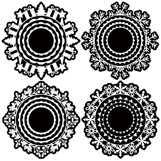 The Crafty Witches - Christmas Doilies Vol I SVG Bundle