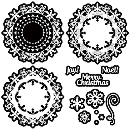 The Crafty Witches - Christmas Doilies Vol I SVG Bundle