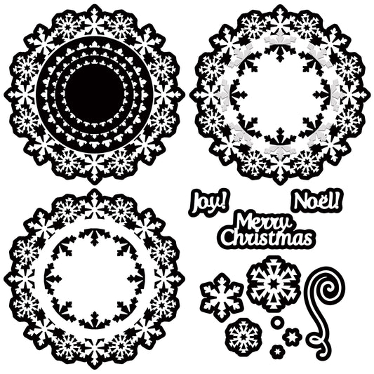 The Crafty Witches - Christmas Doilies Vol I SVG Bundle