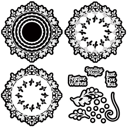 The Crafty Witches - Christmas Doilies Vol I SVG Bundle