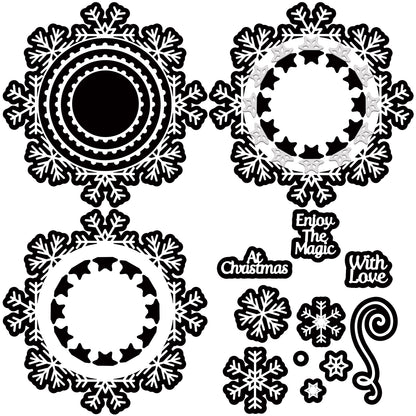 The Crafty Witches - Christmas Doilies Vol I SVG Bundle