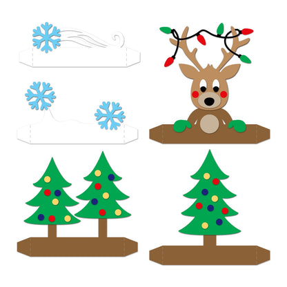 The Crafty Witches - Christmas Presents Pop-up Boxes PDF & SVG Files