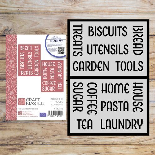 Craft Master About The House A5 Stencil Set