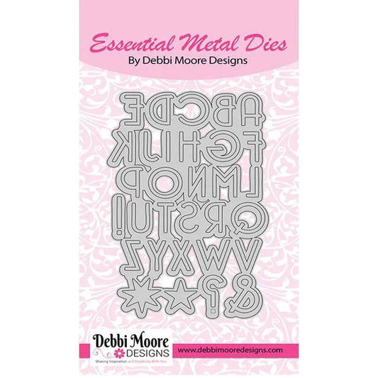 Debbi Moore Designs - Alphabet Die Set - Upper Case