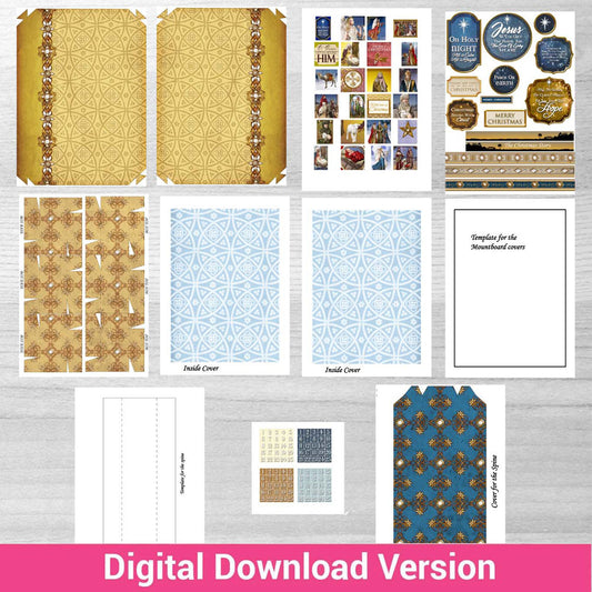 Debbi Moore Designs - Nativity Advent Book with SVGs Digital Download