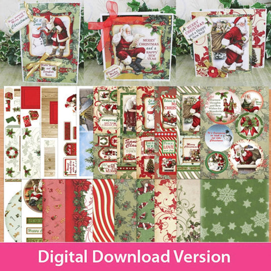 Debbi Moore Designs - Santa Claus Set 2 Cardmaking Kit Download