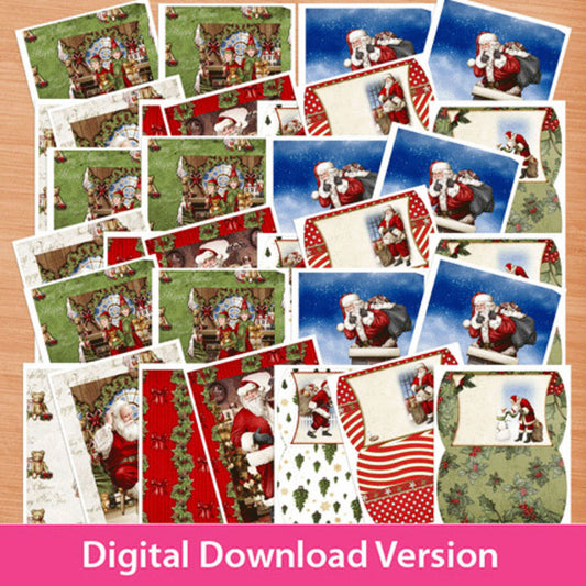 Debbi Moore Designs - Santa Claus Bags and Boxes Digital Download