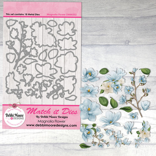 Debbi Moore Designs - Match It Magnolia Dreams Die Set