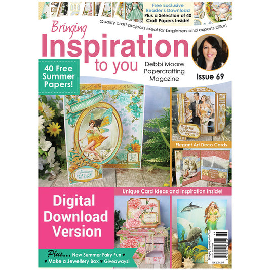 Debbi Moore Designs - Bringing Inspiration to You Crafting Kit Issue 69 Digital Download