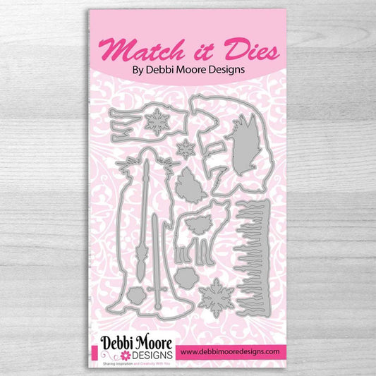 Debbi Moore Designs - Match It Build A Scene Ice Queen Die Set