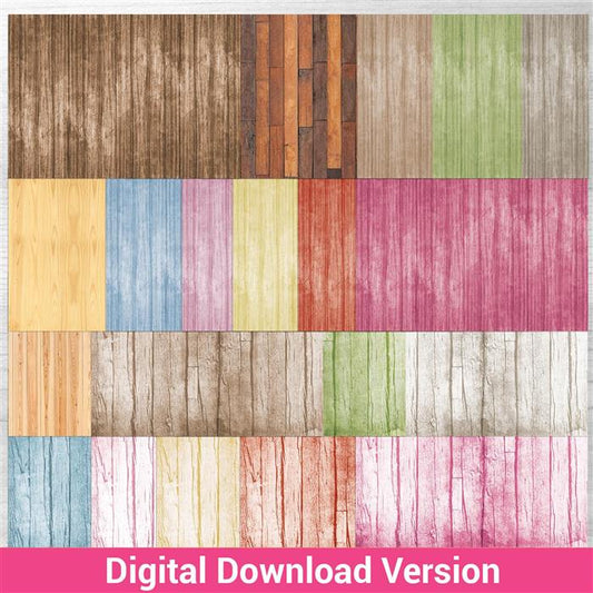 Debbi Moore Designs - Vintage Chic Woodgrain Digital Download