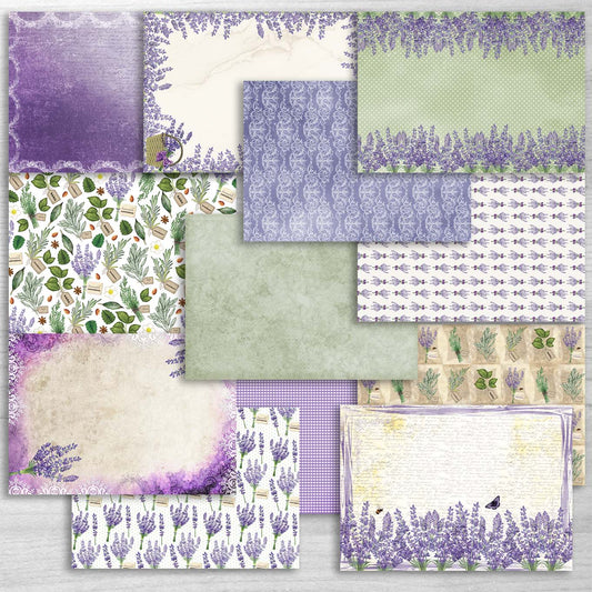 Debbi Moore Designs - Lavender Dreams Background  Papers  with Forever  Code