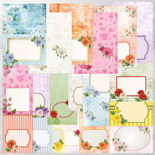 Debbi Moore Designs - Pop Up Mania Floral Insert Kit with free envelopes
