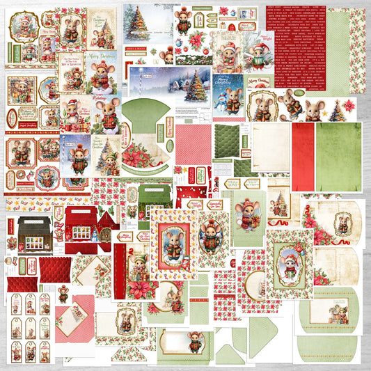 Debbi Moore Designs - A Tiny Tails Christmas Cardmaking Multibuy with Forever Code