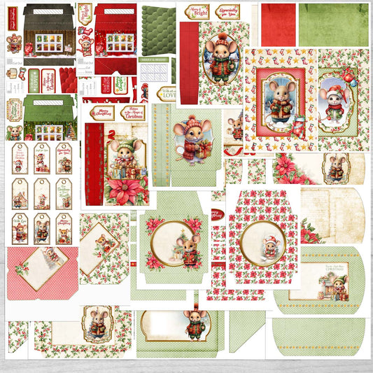 Debbi Moore Designs - A Tiny Tails Christmas Bags and Boxes with Forever Code