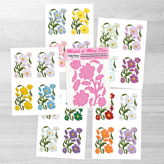 Debbi Moore Designs - Mini Match It Daisy with Crafting Sheets and a Forever Code