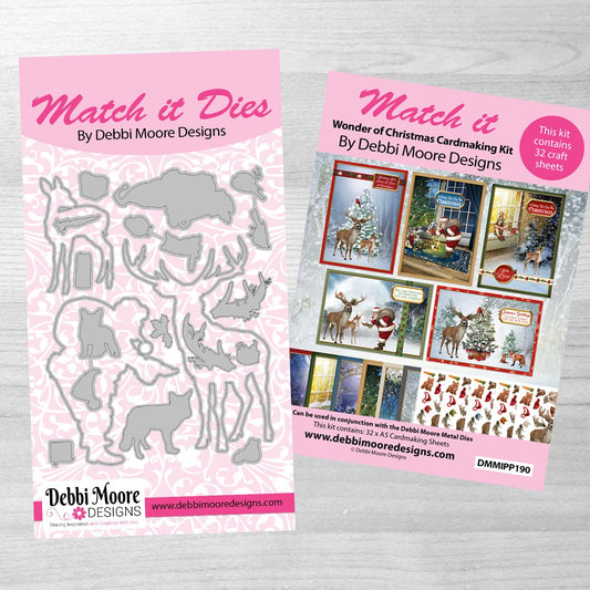 Debbi Moore Designs - Match It The Wonder of Christmas Multibuy Die Set and Cardmaking kit with Forever Code
