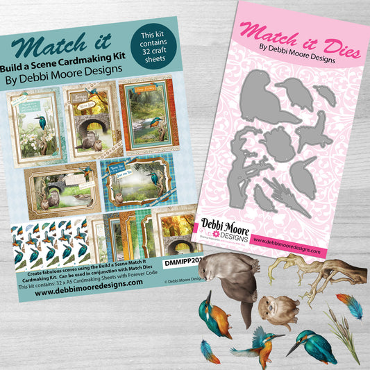 Debbi Moore Designs - Match It Riverbank Moments Multibuy Die Set and Cardmaking kit with Forever Code
