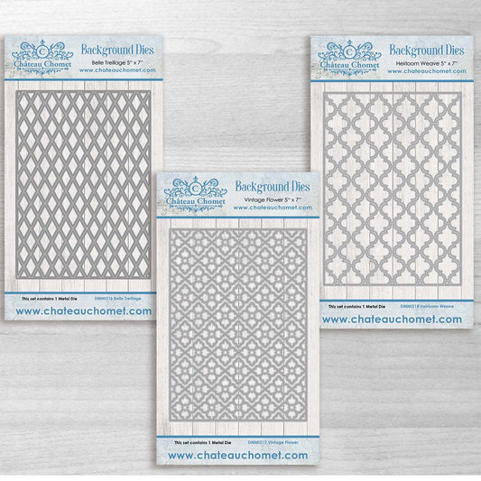 Debbi Moore Designs - Chateau Chomet Background Multibuy die Set with Forever Code