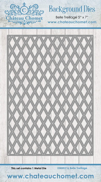 Debbi Moore Designs - Chateau Chomet Background Multibuy die Set with Forever Code