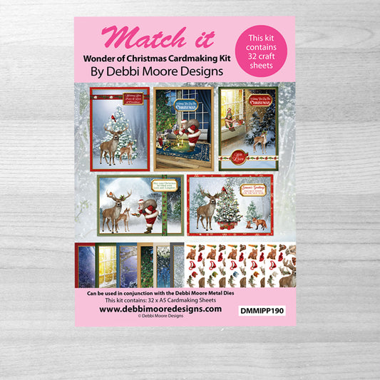 Debbi Moore Designs - Match It The Wonder of Christmas Cardmaking Kit with Forever Code