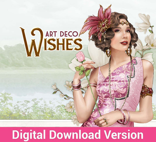 Debbi Moore Designs - Art Deco Wishes Digital Download - over 2000 printable elements