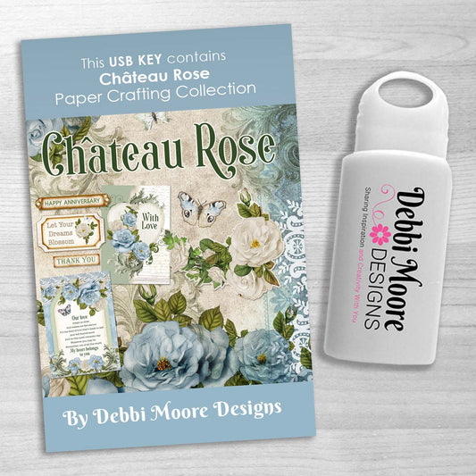 Debbi Moore Designs - Chateau Rose USB Key - over 2000 printable elements