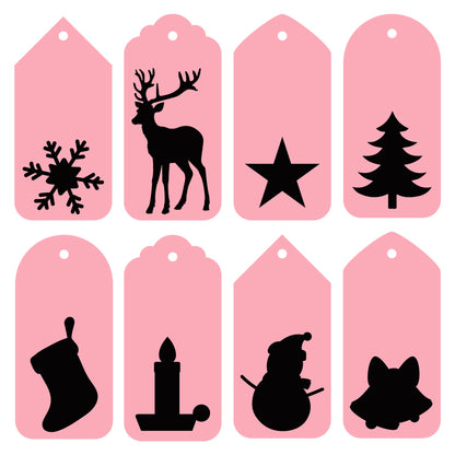 The Crafty Witches - Festive Toppers & Tags SVG Bundle