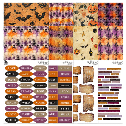 The Crafty Witches - Delightfully Spooky Digital Junk Journal