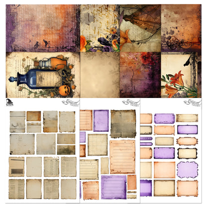 The Crafty Witches - Delightfully Spooky Digital Junk Journal