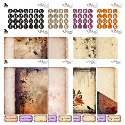 The Crafty Witches - Delightfully Spooky Digital Junk Journal