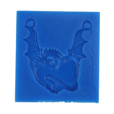 Emlems - Dragon Heart Pendant Silicone Mould