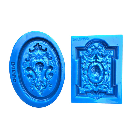 Emlems - Renaissance Plaque + Oval Décor Mould