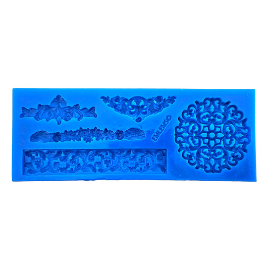 Emlems - Renaissance Floral Mould Set