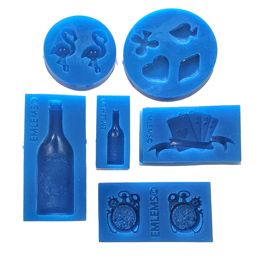 Emlems - Alice Accessory Moulds Pack - 6 pack