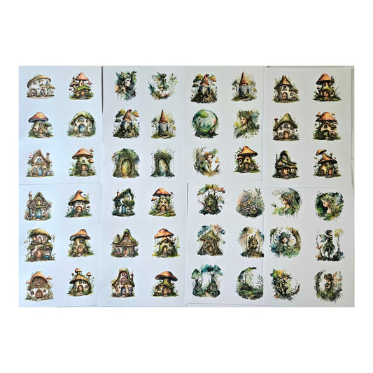 Emlems - Fairy Houses Papers Download 30x A4