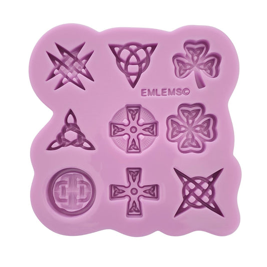 Emlems - Wicca + Celtic Set Silicone Mould