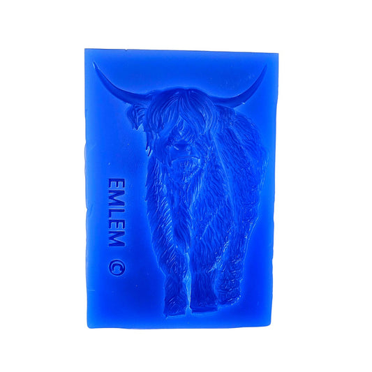 Emlems - Medium Highland Cow Silicone Mould
