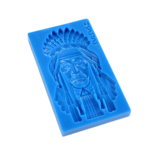 Emlems - Native American Chief Silicone Mould