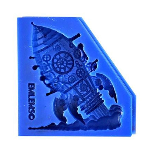 Emlems - Steampunk Small Rocket Silicone Mould