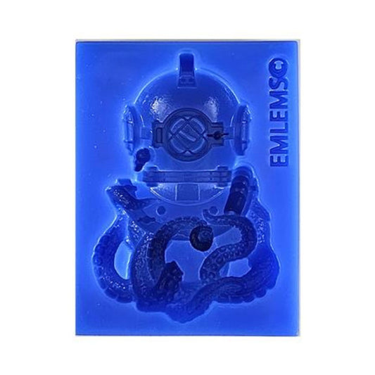 Emlems - Steampunk Small Octopus Helmet Silicone Mould