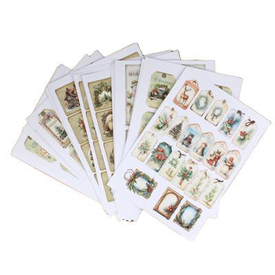 Emlems - Christmas Ephemera A4 Craft Papers Download