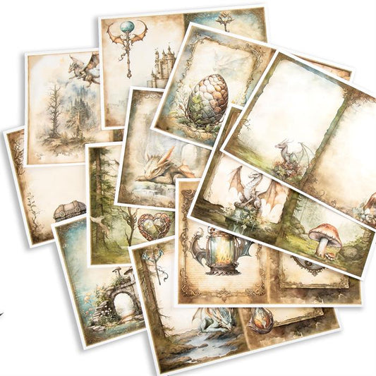 Emlems - Enchanted Dragons Papers Download 20x A4