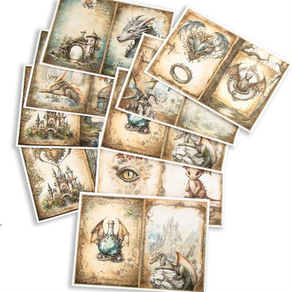 Emlems - Enchanted Dragons Papers Download 20x A4