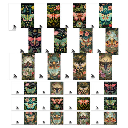 The Crafty Witches - Fluttery Fun Ready Made Cards Download Collection