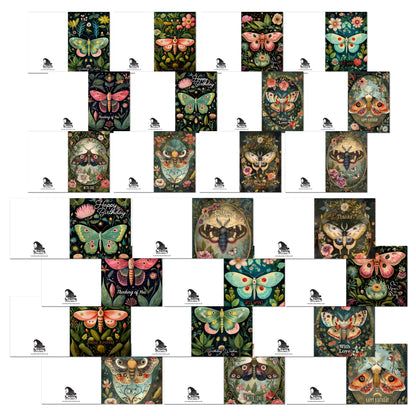 The Crafty Witches - Fluttery Fun Ready Made Cards Download Collection