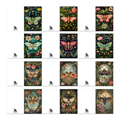 The Crafty Witches - Fluttery Fun Ready Made Cards Download Collection